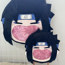 Load image into Gallery viewer, Naruto Shippuden Sasuke Uchiha Plush Shoulder Bag
