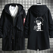 Load image into Gallery viewer, Naruto Shippuden Long Hooded Cotton Trench Coat
