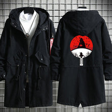 Load image into Gallery viewer, Naruto Shippuden Long Hooded Cotton Trench Coat
