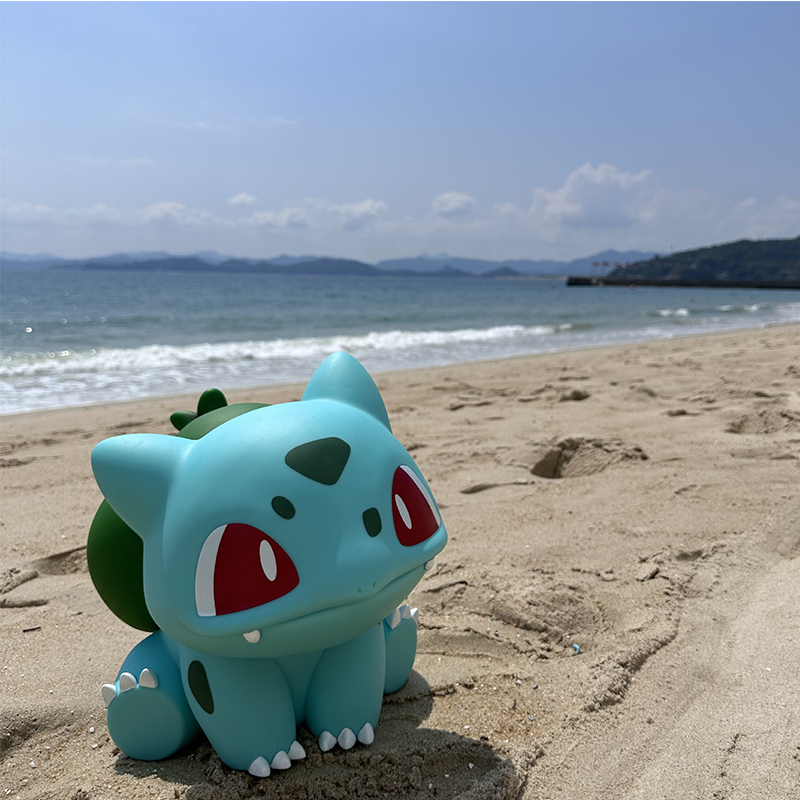 Pokemon Sitting Bulbasaur Figure Statue