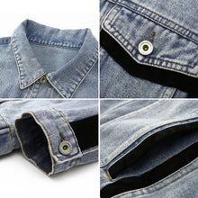 Load image into Gallery viewer, Straw Hat Crew Silhouette Denim Jacket
