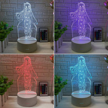 Load image into Gallery viewer, Demon Slayer 3D illusion Action Figure LED Lamp
