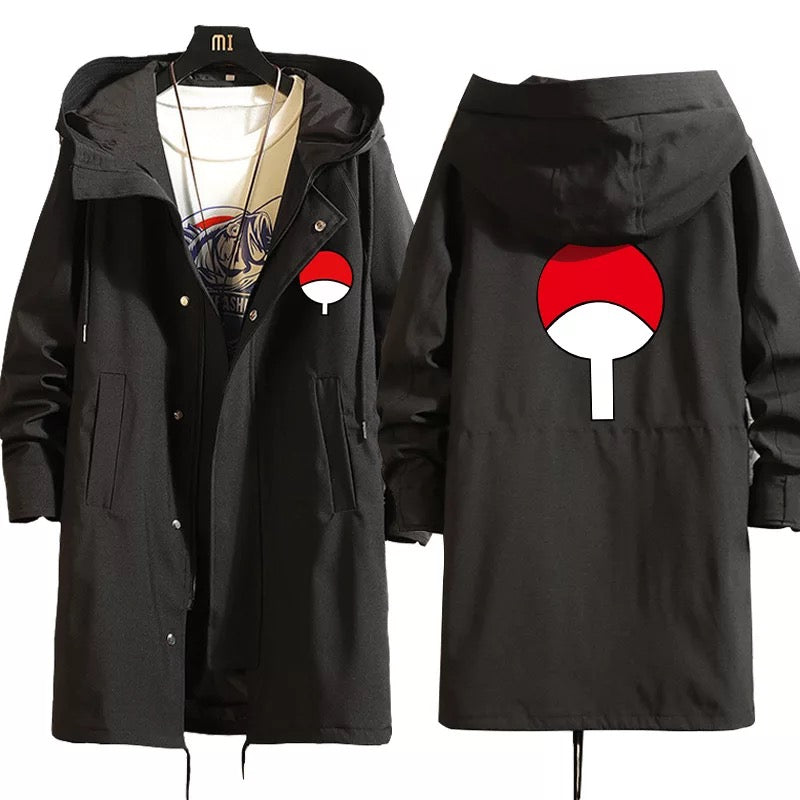 Naruto Shippuden Long Hooded Trench Coat www.animationtee