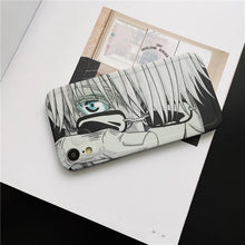 Load image into Gallery viewer, Satoru Gojo &amp; Ryomen Sukuna Pencil Sketches iPhone Case
