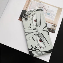 Load image into Gallery viewer, Satoru Gojo &amp; Ryomen Sukuna Pencil Sketches iPhone Case
