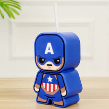 Load image into Gallery viewer, Avengers Exclusive Theather Topper Straw Cup &amp; Plastic Popcorn Box
