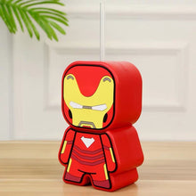 Load image into Gallery viewer, Avengers Exclusive Theather Topper Straw Cup &amp; Plastic Popcorn Box
