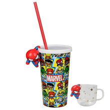 Load image into Gallery viewer, Avengers Exclusive Theather Topper Straw Cup &amp; Plastic Popcorn Box
