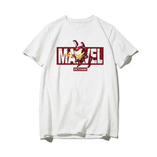 Load image into Gallery viewer, Avengers in Battles Graphic T-shirt with Marvel Logo
