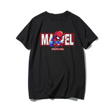 Load image into Gallery viewer, Avengers in Battles Graphic T-shirt with Marvel Logo
