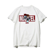 Load image into Gallery viewer, Avengers in Battles Graphic T-shirt with Marvel Logo
