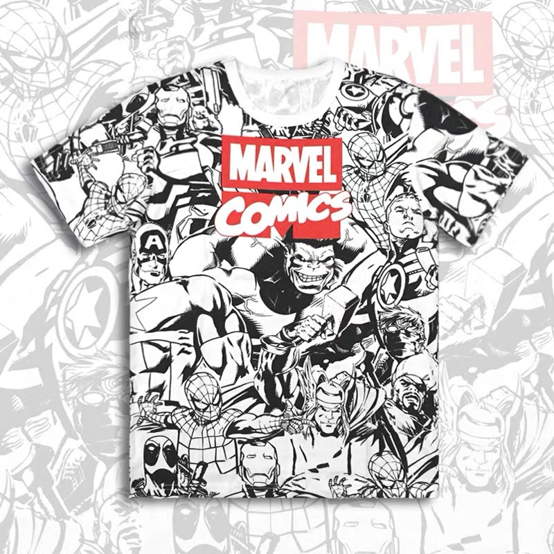 Marvel Comics Superheroes Short & Long Sleeves T-shirt