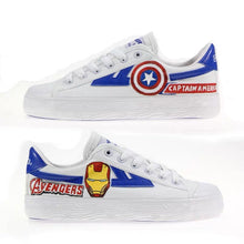 Load image into Gallery viewer, Avengers Warrior Shoes - Iron Man &amp; Captain America
