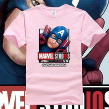 Load image into Gallery viewer, Marvel Studios The First Ten Years Captain America T-shirt
