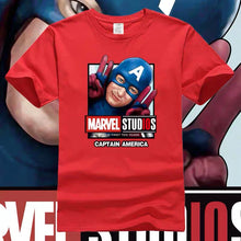 Load image into Gallery viewer, Marvel Studios The First Ten Years Captain America T-shirt
