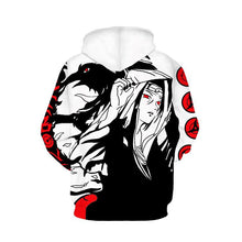 Load image into Gallery viewer, Naruto Uchiha Clan Sharingan Graffiti Hoodie
