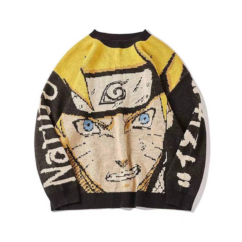 Uzumaki Naruto Gnashing Casual Sweater