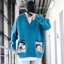 Load image into Gallery viewer, Monkey D. Luffy and Tony Tony Chopper Cardigan Knit Sweater
