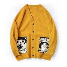 Load image into Gallery viewer, Monkey D. Luffy and Tony Tony Chopper Cardigan Knit Sweater
