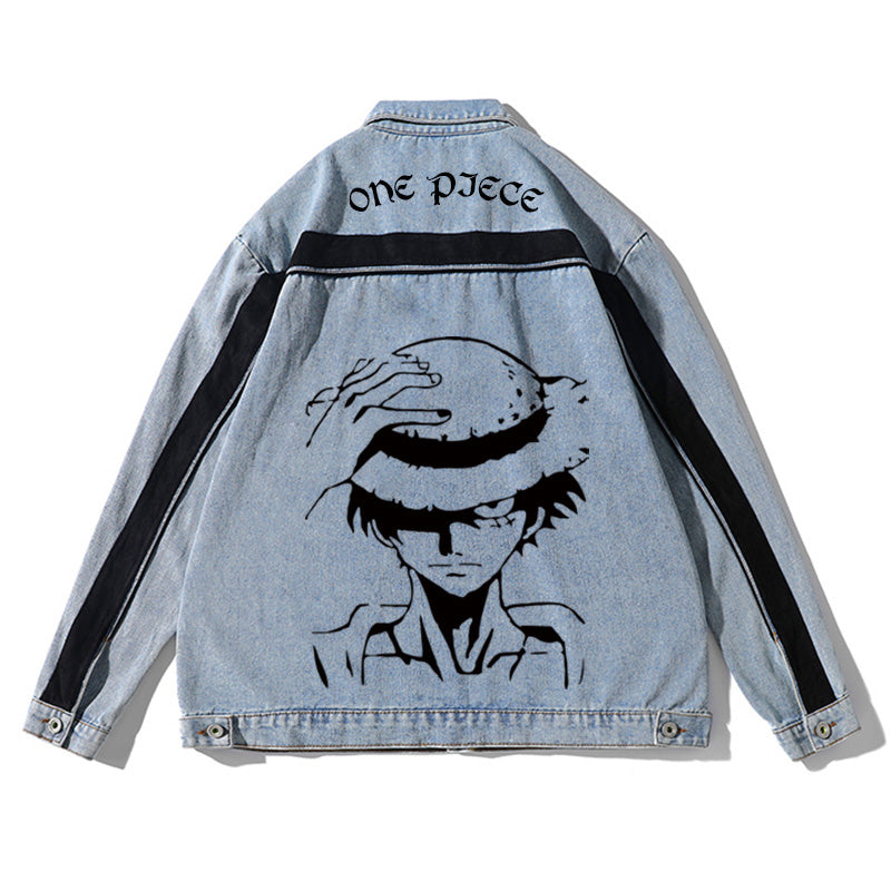 Straw Hat Crew Silhouette Denim Jacket