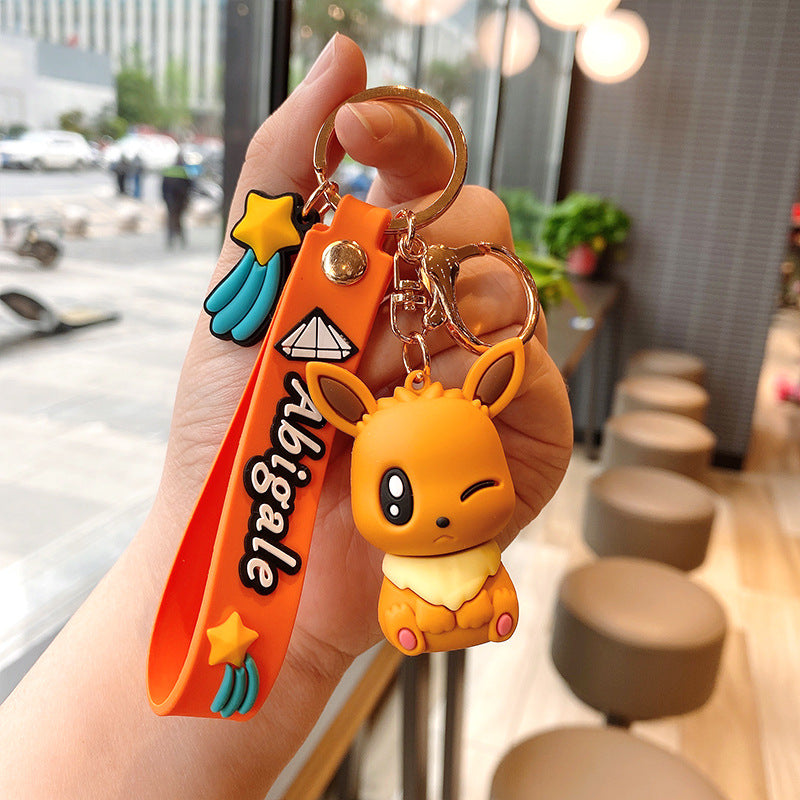 Pokemon Eevee Family Keychain