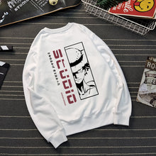 Load image into Gallery viewer, One Piece Luffy Portrait White Sweatshirt
