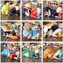 Load image into Gallery viewer, One Piece Sleeping Straw Hat Crew Mini Figures
