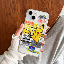 Load image into Gallery viewer, Pokemon Transparent iPhone Case
