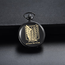 Load image into Gallery viewer, Attack on Titan Pocket Watch Necklace
