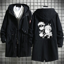 Load image into Gallery viewer, Jujutsu Kaisen Long Hooded Trench Coat
