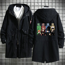 Load image into Gallery viewer, Jujutsu Kaisen Long Hooded Trench Coat
