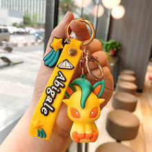 Load image into Gallery viewer, Pokemon Eevee Family Keychain
