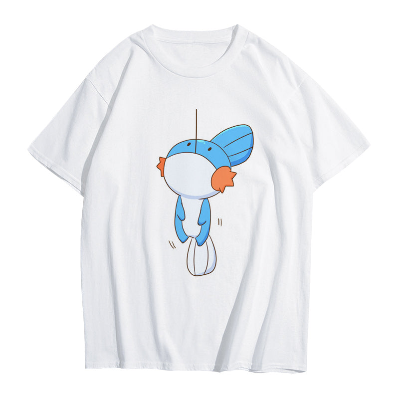 Pokemon Mudkip Biking A Hook Summer T-shirt