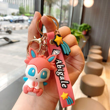 Load image into Gallery viewer, Pokemon Eevee Family Keychain
