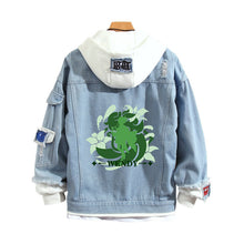 Load image into Gallery viewer, Genshin Impact Hooded Denim Jacket
