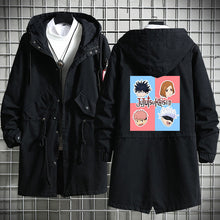 Load image into Gallery viewer, Jujutsu Kaisen Long Hooded Trench Coat
