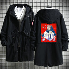 Load image into Gallery viewer, Jujutsu Kaisen Long Hooded Trench Coat
