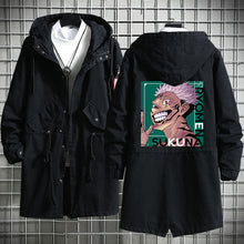 Load image into Gallery viewer, Jujutsu Kaisen Long Hooded Trench Coat
