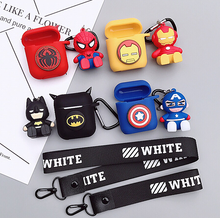 Load image into Gallery viewer, Superhero AirPods Protection Case (Spider Man/ Captain America/ Iron Man/ Batman)
