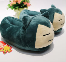 Load image into Gallery viewer, Snorlax Winter Home Slippers
