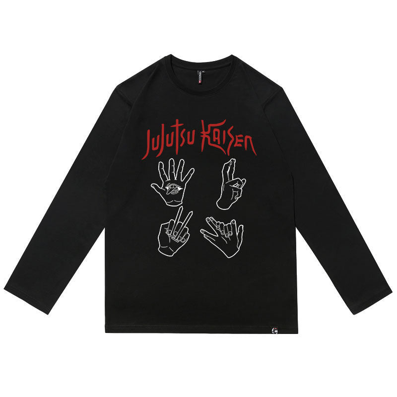 Jujutsu Kaisen Hand Signs Long-sleeve T-shirt