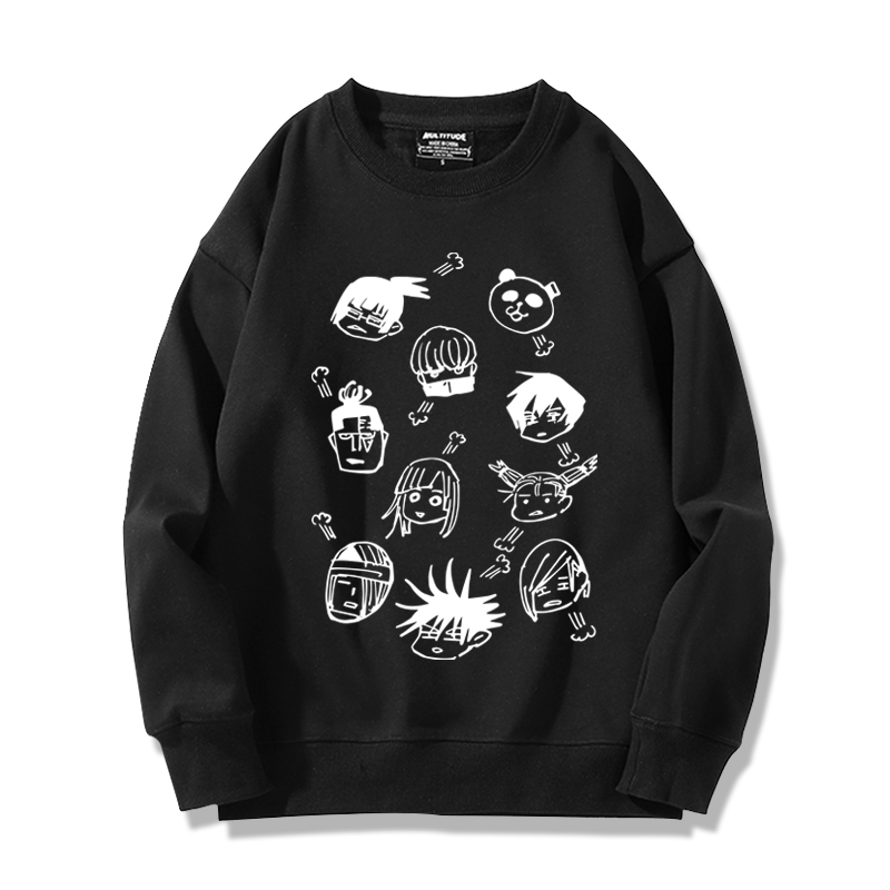 Jujutsu Kaisen Graffiti Character Icon Long Sleeve Sweatshirt