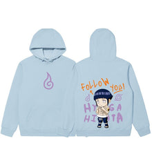 Load image into Gallery viewer, Chibi Naruto &amp; Hinata Matching Couples Graffiti Hoodie
