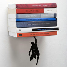 Load image into Gallery viewer, Superman &amp; Superwoman Magnetic Bookend &amp; Bookshelf
