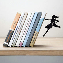 Load image into Gallery viewer, Superman &amp; Superwoman Magnetic Bookend &amp; Bookshelf
