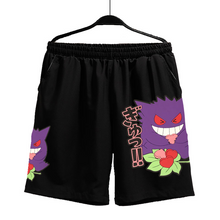 Load image into Gallery viewer, Pokemon Gengar Summer Shorts
