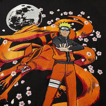 Load image into Gallery viewer, Naruto Uzumaki &amp; Nine-Tailed Demon Fox Embroidery Hoodie
