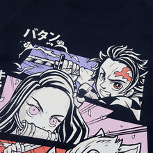 Load image into Gallery viewer, Demon Slayer Pullover Quartet Summer T-shirt
