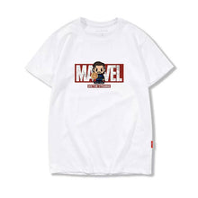 Load image into Gallery viewer, Avengers White Graphic T-shirt with Marvel Logo
