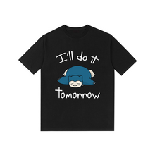 Load image into Gallery viewer, Pokemon Lazy Snorlax Summer T-shirt
